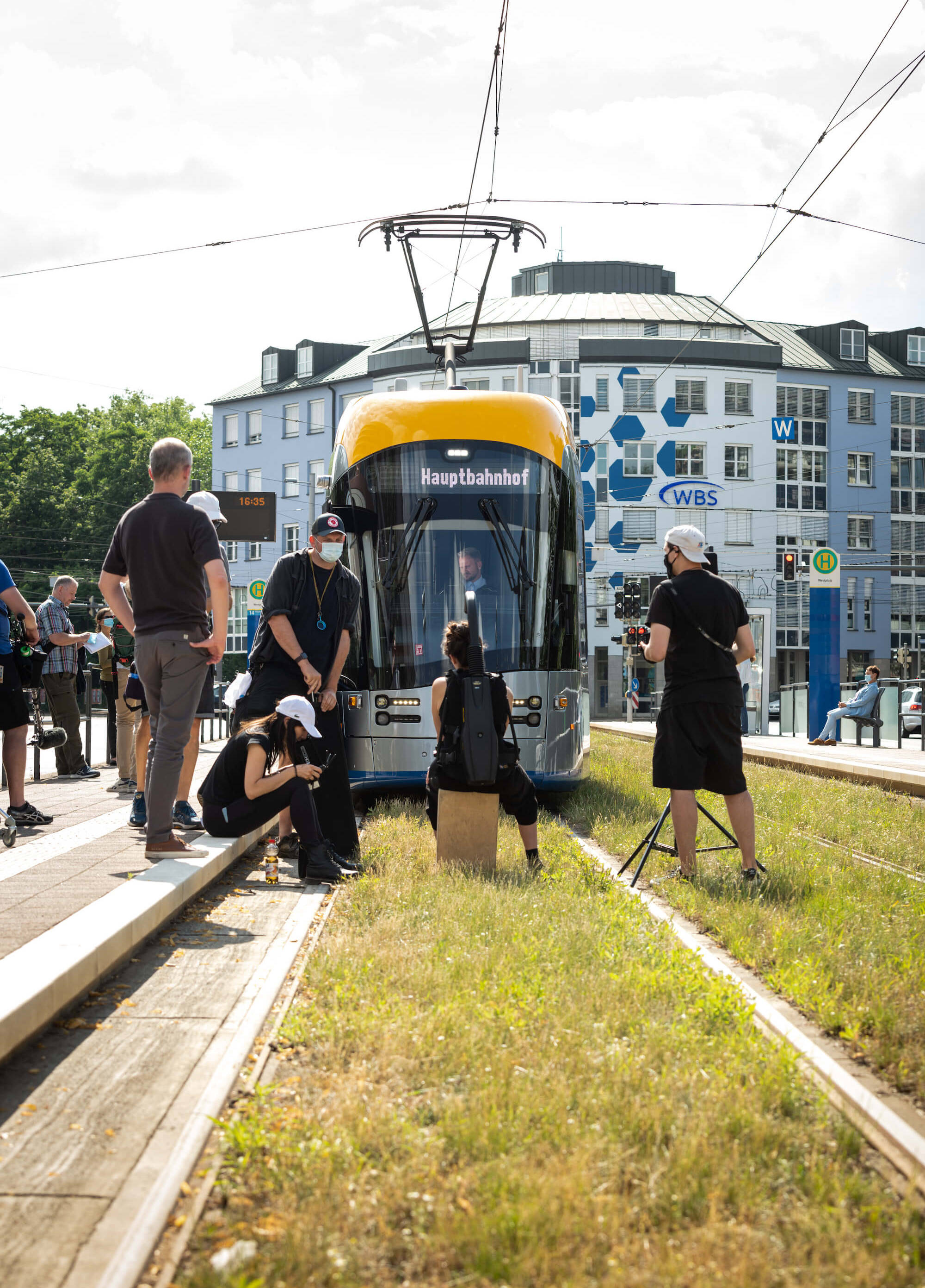 Dreharbeiten der #BesserWeiter-Kampagnenfilme.