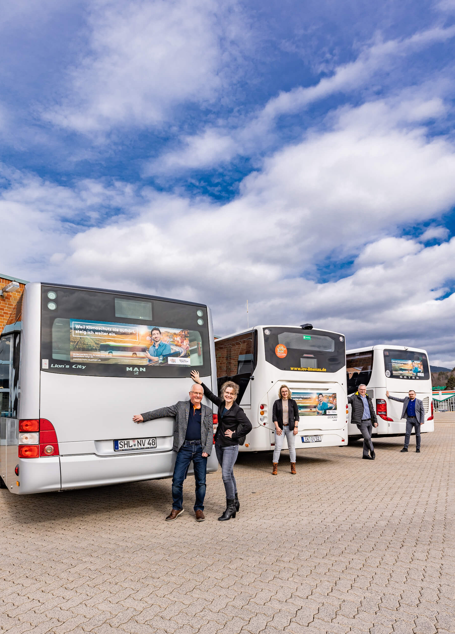 Busbeklebung in Thüringen